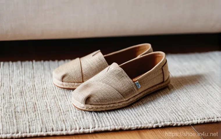 탐스 알파카 슬립온과 로퍼 리뷰 - A professional woman in her early 30s is elegantly seated in a modern office or a sophisticated cafe...